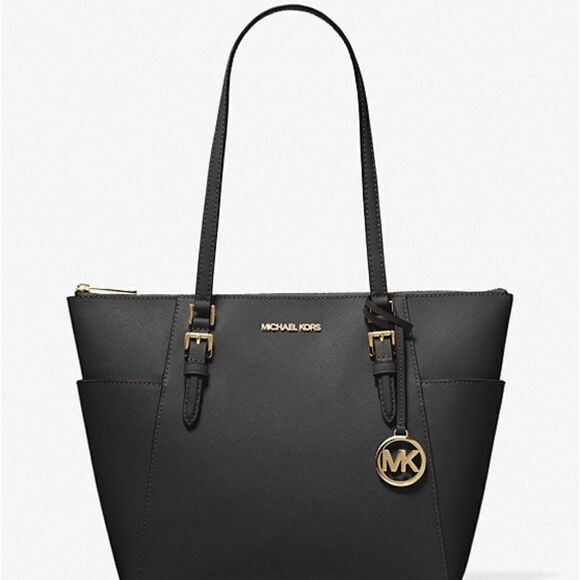 Michael Kors Saffiano Leather Charlotte Tote Bag